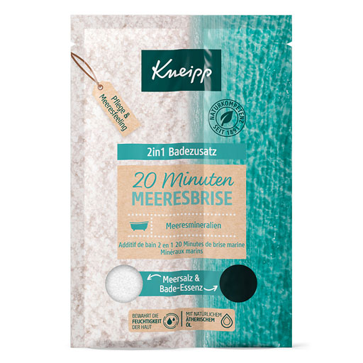 KNEIPP 2in1 Badezusatz 20min.MEERESBRISE 40g+10ml