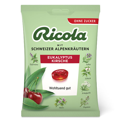 RICOLA o.Z.Beutel Eukalyptus Kirsche Bonbons