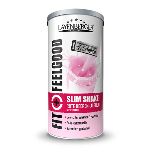 LAYENBERGER Fit+Feelgood Slim Shake rote Beeren