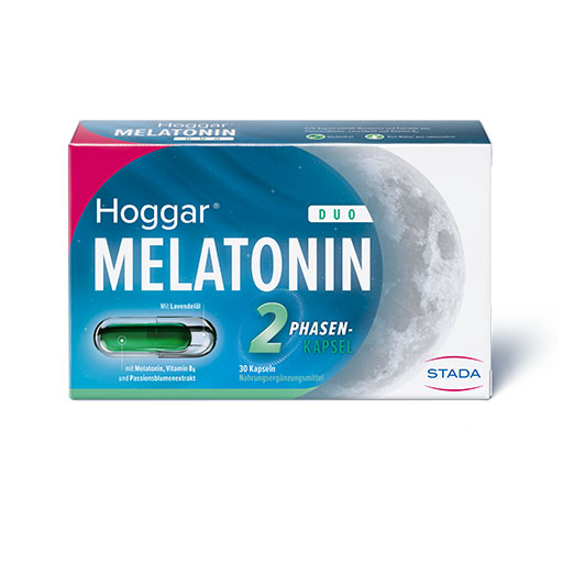 HOGGAR Melatonin DUO Einschlaf-Kapseln