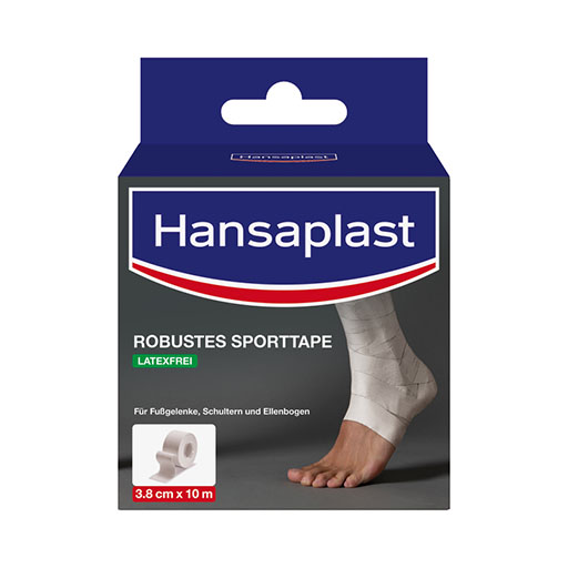 HANSAPLAST robustes Sporttape 3,8 cmx10 m wei&szlig;