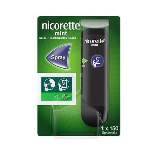 NICORETTE Mint Spray 1 mg/Spr&uuml;hsto&szlig; NFC