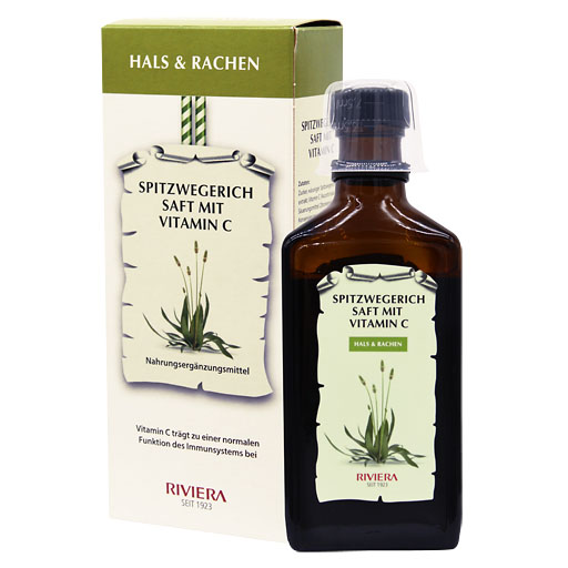 RIVIERA Spitzwegerich Saft mit Vitamin C