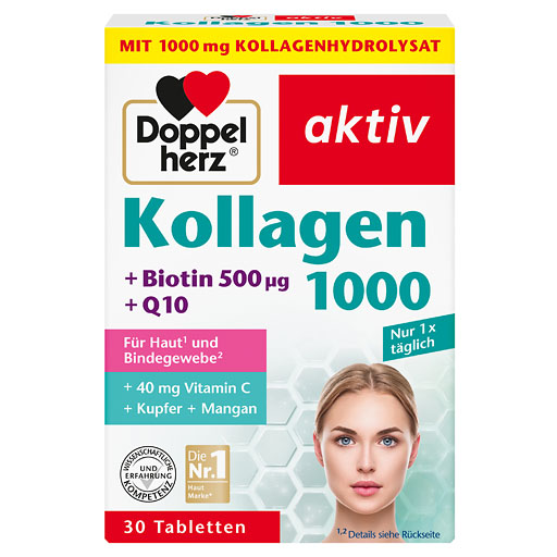 DOPPELHERZ Kollagen 1000 Tabletten