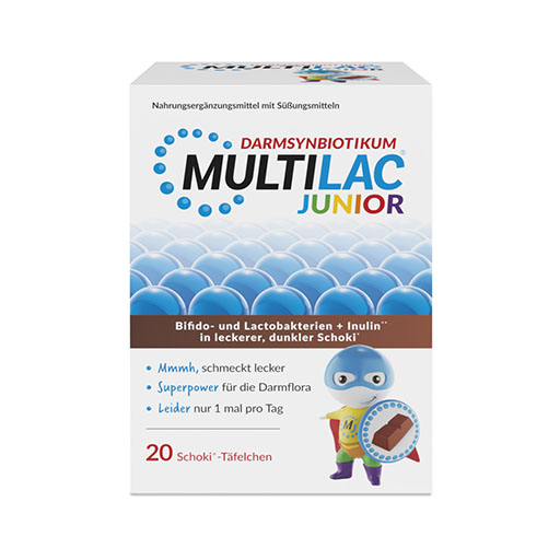 MULTILAC Darmsynbiotikum Junior T&auml;felchen