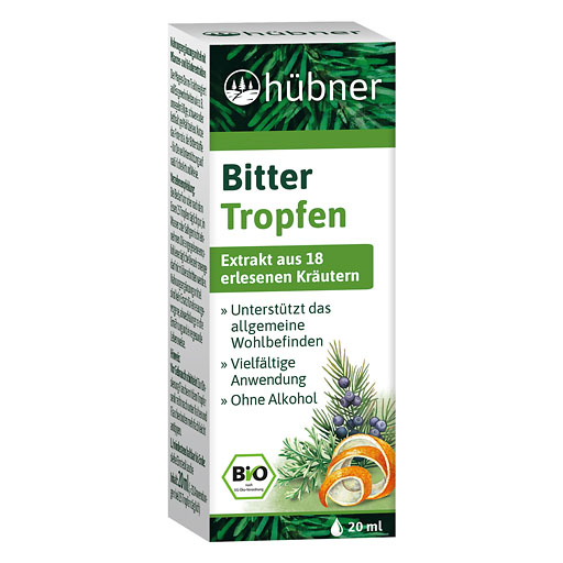 H&Uuml;BNER Bitter Tropfen Bio FR-BIO-01 Tropfen