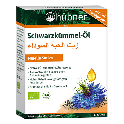 H&Uuml;BNER Schwarzk&uuml;mmel-&Ouml;l Bio DE-&Ouml;KO-003