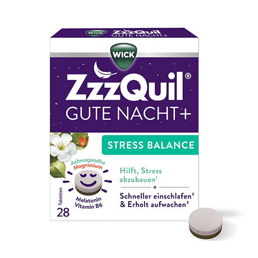 WICK ZzzQuil Gute Nacht+ Stress Balance